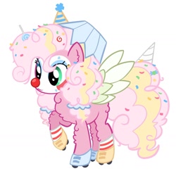 Size: 1410x1410 | Tagged: safe, artist:tsunqi, imported from derpibooru, pinkie pie, pony, simple background, white background