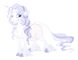 Size: 5000x3900 | Tagged: safe, artist:gigason, imported from derpibooru, oc, oc:winter coat, classical unicorn, pony, unicorn, absurd resolution, blue eyes, cloven hooves, colored eyelashes, colored hooves, eye clipping through hair, eyeshadow, feminine stallion, gray eyelashes, grid adoptable, grin, hoof fluff, hooves, horn, leonine tail, long feather, long fetlocks, magical lesbian spawn, makeup, male, obtrusive watermark, offspring, one eye closed, parent:princess platinum, parent:rarity, simple background, smiling, solo, stallion, standing, striped horn, tail, tied mane, transparent background, unshorn fetlocks, watermark