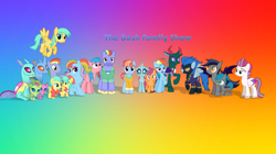 Size: 3384x1896 | Tagged: artist needed, safe, anonymous artist, artist:besttubahorse, artist:cloudy glow, artist:crystalmagic6, artist:dashiesparkle, artist:deratrox, artist:durpy, artist:jhayarr23, artist:kayman13, artist:laszlvfx, artist:prixy05, artist:starryshineviolet, artist:tardifice, artist:zee66, imported from derpibooru, axilla, barley barrel, bow hothoof, carapace (g4), firefly, lumbar, nightshade, ocellus, pharynx, pickle barrel, rainbow blaze, rainbow dash, rainbow dash (g3), scootaloo, spiracle, sunshower raindrops, windy whistles, zipp storm, oc, oc:echo, oc:gracy gloom, bat pony, changeling, earth pony, pegasus, pony, adopted, adopted daughter, adopted offspring, aunt and niece, baby, baby changeling, barrel twins, bowabetes, brother and sister, brothers, cap, clothes, colt, cousins, crack shipping, cute, cutealoo, dashabetes, daughter-in-law, diaocelles, eyeshadow, family, father and child, father and daughter, female, filly, foal, g1, g3, g5, g5 to g4, generation leap, goggles, grandmother and grandchild, grandmother and granddaughter, grandmother and grandson, grin, hat, headcanon, headcanon in the description, holding hooves, hoodie, jacket, lesbian, lidded eyes, looking at each other, looking at someone, makeup, male, mare, mother and child, mother and daughter, offspring, open mouth, open smile, parent:bow hothoof, parent:sunshower raindrops, parent:windy whistles, parents:windyhoof, pharydash, poster, rainbow background, scootacellus, scootadoption, scootalove, shadowbolts uniform, shipping, siblings, sister-in-law, sisters, sitting, smiling, smiling at each other, son-in-law, spin-off, spread wings, stallion, straight, twins, uncle and niece, windybetes, windyhoof, wings