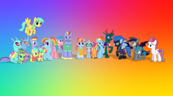 Size: 3384x1876 | Tagged: artist needed, safe, alternate version, anonymous artist, artist:besttubahorse, artist:cloudy glow, artist:crystalmagic6, artist:dashiesparkle, artist:deratrox, artist:durpy, artist:jhayarr23, artist:kayman13, artist:laszlvfx, artist:prixy05, artist:starryshineviolet, artist:tardifice, artist:zee66, imported from derpibooru, axilla, barley barrel, bow hothoof, carapace (g4), firefly, lumbar, nightshade, ocellus, pharynx, pickle barrel, rainbow blaze, rainbow dash, rainbow dash (g3), scootaloo, spiracle, sunshower raindrops, windy whistles, zipp storm, oc, oc:echo, oc:gracy gloom, bat pony, changeling, earth pony, pegasus, pony, adopted, adopted daughter, adopted offspring, alternate, aunt and niece, baby, baby changeling, barrel twins, bowabetes, brother and sister, brothers, cap, clothes, colt, cousins, crack shipping, cute, cutealoo, dashabetes, daughter-in-law, diaocelles, eyeshadow, family, father and child, father and daughter, female, filly, foal, g1, g3, g5, g5 to g4, generation leap, goggles, grandmother and grandchild, grandmother and granddaughter, grandmother and grandson, grin, hat, headcanon, headcanon in the description, holding hooves, hoodie, jacket, lesbian, lidded eyes, looking at each other, looking at someone, makeup, male, mare, mother and child, mother and daughter, offspring, open mouth, open smile, parent:bow hothoof, parent:sunshower raindrops, parent:windy whistles, parents:windyhoof, pharydash, poster, rainbow background, scootacellus, scootadoption, scootalove, shadowbolts uniform, shipping, siblings, sister-in-law, sisters, sitting, smiling, smiling at each other, son-in-law, spin-off, spread wings, stallion, straight, twins, uncle and niece, windybetes, windyhoof, wings