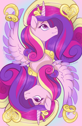 Size: 1280x1979 | Tagged: safe, artist:aim-mod, artist:jitterladybug, imported from derpibooru, part of a set, princess cadance, alicorn, pony, female, mare, playing card, solo