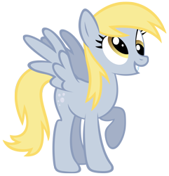 Size: 3157x3270 | Tagged: safe, artist:shho13, imported from derpibooru, derpy hooves, pegasus, pony, female, high res, mare, raised hoof, simple background, solo, transparent background, vector