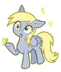 Size: 1280x1500 | Tagged: artist needed, safe, imported from derpibooru, derpy hooves, butterfly, pegasus, pony, cute, solo, tongue out