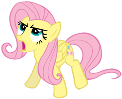 Size: 500x405 | Tagged: safe, artist:landboom, imported from derpibooru, fluttershy, pony, simple background, solo, transparent background, vector