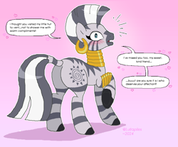 Size: 900x746 | Tagged: safe, artist:lullapiies, imported from derpibooru, zecora, zebra, blushing, butt, plot, solo