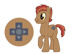 Size: 800x600 | Tagged: safe, artist:princessstar022, imported from derpibooru, button mash, earth pony, pony, base used, male, older, older button mash, simple background, solo, stallion, white background