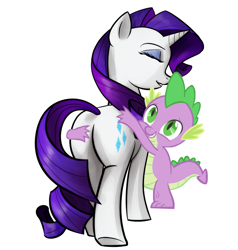 Size: 826x868 | Tagged: safe, anonymous artist, edit, edited screencap, imported from derpibooru, screencap, rarity, spike, dragon, pony, unicorn, beautiful, beautiful eyes, beautiful hair, beautisexy, best friend, best friends, butt, butt touch, cute, duo, duo male and female, excited, excitement, eyes closed, female, friend, friends, fun, funny, hand on butt, hilarious, hug, in love, love, male, mare, not a vector, pervert, plot, pretty, rearity, sexy, shipping, simple background, smiling, sparity, straight, white background