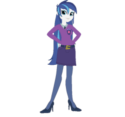 Size: 690x648 | Tagged: safe, imported from derpibooru, shining armor, equestria girls, adult, alumna sparkling armor, alumnus shining armor, base used, clothes, cutie mark, cutie mark on clothes, denim, denim skirt, equestria guys, eyeshadow, female, high heels, lipstick, long hair, makeup, necktie, rule 63, shirt, shoes, simple background, skirt, socks, solo, sparkling armor, stockings, sweater vest, thigh highs, transparent background