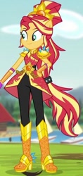 Size: 330x701 | Tagged: safe, artist:supecrossover, imported from derpibooru, sunset shimmer, human, equestria girls, boots, clothes, crystal guardian, female, high heel boots, shoes, solo