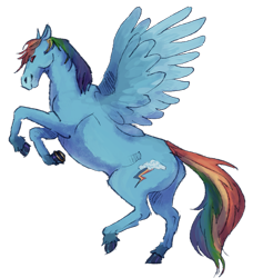Size: 1833x2010 | Tagged: safe, artist:enemy-art, imported from derpibooru, rainbow dash, pegasus, realistic, realistic horse legs, simple background, solo, transparent background