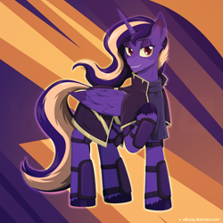 Size: 1000x1000 | Tagged: safe, artist:willoillo, imported from derpibooru, oc, oc only, alicorn, clothes, robe