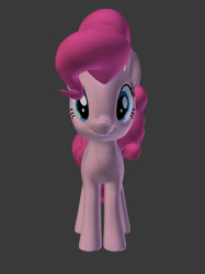 Size: 773x1034 | Tagged: safe, artist:garrettss1997, imported from derpibooru, pinkie pie, earth pony, pony, 3d, female, gray background, simple background, solo, source filmmaker