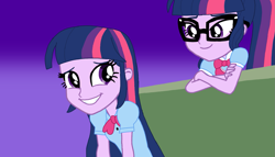 Size: 1891x1080 | Tagged: safe, artist:animatedone, imported from derpibooru, sci-twi, twilight sparkle, human, equestria girls, female, glasses, tara strong, twolight