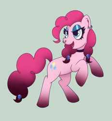 Size: 626x676 | Tagged: safe, artist:pinkiedoodlepie, imported from derpibooru, pinkie pie, earth pony, pony, female, punk, punkie pie, simple background, solo