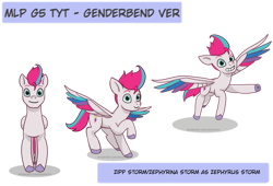 Size: 1024x697 | Tagged: safe, artist:zsnowfilez, imported from derpibooru, zipp storm, pony, colored wings, g5, male, multicolored wings, rule 63, simple background, solo, transparent background, wings, zip cyclone