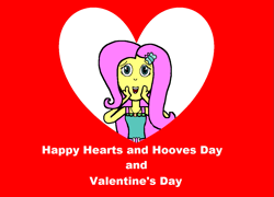 Size: 1201x864 | Tagged: safe, artist:samueljcollins1990, imported from derpibooru, fluttershy, equestria girls, cute, equestria girls-ified, heart, hearts and hooves day, holiday, valentine's day