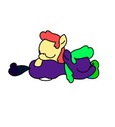 Size: 3023x3351 | Tagged: safe, artist:professorventurer, imported from derpibooru, oc, oc:eternal star, oc:power star, pony, cuddle puddle, cuddling, duo, female, filly, foal, pony pile, rule 85, simple background, sleeping, super mario 64, super mario bros., white background