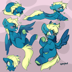 Size: 2500x2500 | Tagged: safe, artist:spoopygander, imported from derpibooru, oc, oc only, pegasus, pony, cute, female, mare