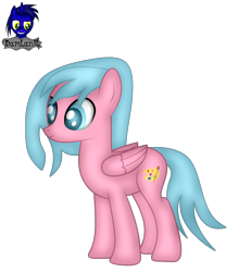 Size: 3840x4154 | Tagged: safe, artist:damlanil, imported from derpibooru, oc, oc:pixel, pegasus, pony, commission, male, show accurate, simple background, solo, stallion, standing, transgender, transparent background, vector, wings