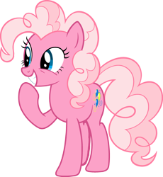 Size: 2494x2705 | Tagged: safe, artist:lizzmcclin, imported from derpibooru, pinkie pie, pinkie pie (g3), earth pony, pony, female, g3, g3 to g4, generation leap, simple background, solo, transparent background