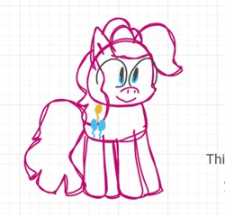 Size: 1000x960 | Tagged: safe, artist:nafeesahabdulqawiyy, imported from derpibooru, pinkie pie, earth pony, pony, drawing, whiteboard fox