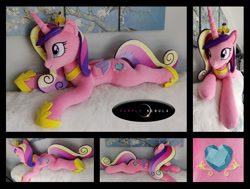 Size: 1280x966 | Tagged: safe, artist:purplenebulastudios, imported from derpibooru, princess cadance, pony, irl, photo, plushie, solo