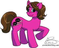 Size: 2452x1991 | Tagged: dead source, safe, artist:alex-heberling, imported from derpibooru, pony, unicorn, female, mare, marzgurl, ponified, raised hoof, simple background, smiling, solo, tgwtg, transparent background