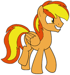 Size: 396x422 | Tagged: safe, artist:noi kincade, imported from derpibooru, oc, oc only, oc:firey ratchet, pegasus, pony, male, simple background, smiling, solo, stallion, transparent background