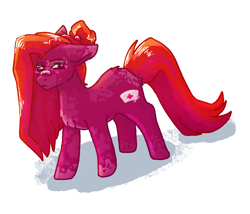 Size: 1138x976 | Tagged: safe, artist:delfinaluther, imported from derpibooru, oc, oc only, earth pony, pony, doodle, female, nurse, red hair, sad, simple background, sketch, solo, white background