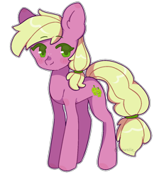 Size: 1014x1134 | Tagged: safe, artist:lnspira, imported from derpibooru, berry green, earth pony, pony, cute, female, greendorable, mare, simple background, solo, transparent background