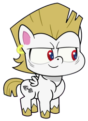 Size: 426x585 | Tagged: safe, artist:luckydog416, edit, edited screencap, imported from derpibooru, screencap, bulk biceps, my little pony: pony life, male, simple background, solo, transparent background