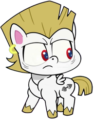 Size: 439x568 | Tagged: safe, artist:luckydog416, edit, edited screencap, imported from derpibooru, screencap, bulk biceps, my little pony: pony life, male, simple background, solo, transparent background