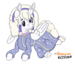 Size: 686x592 | Tagged: safe, artist:bloonacorn, imported from derpibooru, oc, oc:cloudy cushion, pegasus, pegasus oc, simple background, transparent background, wings