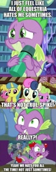 Size: 500x1520 | Tagged: safe, edit, edited screencap, imported from ponybooru, screencap, spike, earth pony, pony, unicorn, abuse, curtains, dead meme, female, food, op is on drugs, op isn't even trying anymore, spikeabuse, stage, thermos, this is just sad, tomato