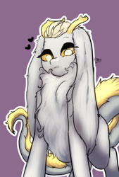 Size: 2600x3840 | Tagged: safe, artist:hanna_banana, imported from derpibooru, oc, kirin, blonde, not derpy, solo