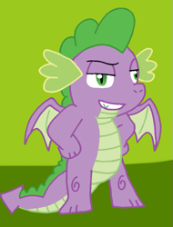 Size: 607x799 | Tagged: safe, artist:cmara, imported from derpibooru, spike, dragon, male, solo, winged spike, wings