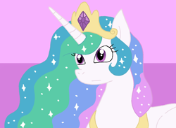 Size: 1118x818 | Tagged: safe, artist:cmara, imported from derpibooru, princess celestia, alicorn, pony, crown, female, jewelry, regalia, solo