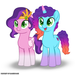 Size: 3600x3600 | Tagged: safe, artist:ramixe dash, imported from derpibooru, pipp petals, pegasus, pony, unicorn, series:make your tale, series:make your tale season 2, dew daybreak, g5, g5 to g4, generation leap, male, misty brightdawn, movie accurate, pip corolla, rebirth dew, rebirth misty, rule 63, shadow, simple background, stallion, transparent background