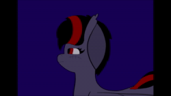 Size: 1920x1080 | Tagged: safe, artist:acid flask, imported from derpibooru, oc, oc:blood moon, bat pony, animated, bat pony oc, bat wings, big ears, digital art, eyelashes, female, folded wings, looking at you, mare, short mane, smiling, solo, tail, webm, wings