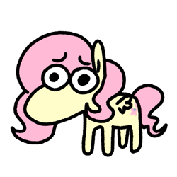 Size: 523x523 | Tagged: safe, artist:punkittdev, imported from derpibooru, fluttershy, pegasus, female, frown, mare, simple background, solo, transparent background