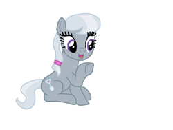 Size: 800x600 | Tagged: safe, artist:amoura7447symphony, artist:princessstar022, imported from derpibooru, silver spoon, earth pony, pony, base used, female, mare, older, older silver spoon, simple background, solo, white background