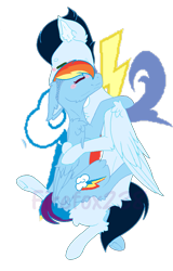 Size: 677x1057 | Tagged: safe, artist:firefox238, imported from derpibooru, rainbow dash, soarin', pegasus, pony, female, hug, male, mare, shipping, simple background, soarindash, stallion, straight, transparent background