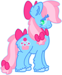 Size: 1143x1373 | Tagged: safe, artist:paintrolleire, imported from derpibooru, sweetie blue, earth pony, pony, bow, cute, female, hair bow, mare, simple background, tail, tail bow, transparent background, unshorn fetlocks