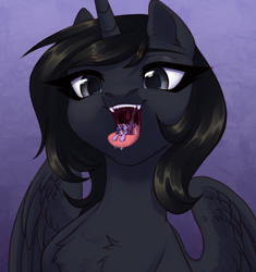 Size: 2816x3000 | Tagged: safe, artist:nika-rain, imported from derpibooru, twilight sparkle, oc, alicorn, pony, commission, imminent vore, macro, macro/micro, micro, open mouth, simple background, sketch, twilight sparkle (alicorn)