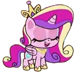 Size: 156x151 | Tagged: safe, edit, edited screencap, imported from twibooru, screencap, princess cadance, alicorn, my little pony: pony life, image, png, vector