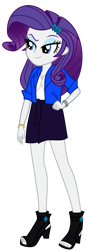 Size: 1024x2952 | Tagged: safe, color edit, edit, imported from derpibooru, rarity, equestria girls, clothes, colored, female, hand on hip, high heels, open-toed shoes, shoes, simple background, solo, toes, transparent background, university