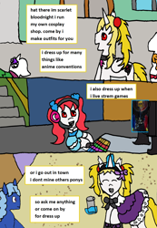 Size: 1220x1761 | Tagged: safe, artist:ask-luciavampire, imported from derpibooru, oc, pony, undead, vampire, vampony, ask, clothes, cosplay, costume, tumblr