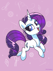 Size: 2048x2732 | Tagged: safe, artist:pfeffaroo, imported from derpibooru, rarity, pony, unicorn, smiling, solo