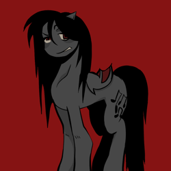 Size: 1000x1000 | Tagged: safe, artist:0liiver, imported from derpibooru, oc, bat pony, solo