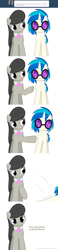 Size: 900x3870 | Tagged: safe, artist:erthilo, imported from derpibooru, dj pon-3, octavia melody, vinyl scratch, earth pony, unicorn, ask octavia, ask, glasses, horn, tumblr